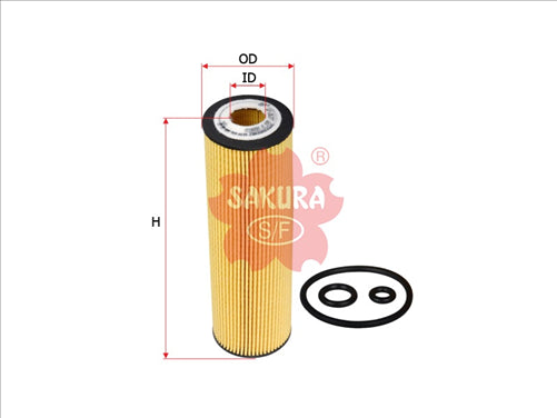 Sakura OIL FILTER FITS R2681P WCO5 EO-2637