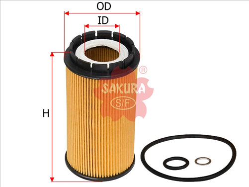 Sakura OIL FILTER FITS R2650P WCO119 EO-2801