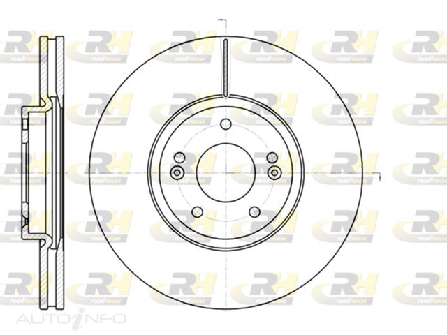 DISC ROTOR FRONT HYUNDAI SANTA FE KIA SORENTO 321*28*26.4 - DR9659V-RH