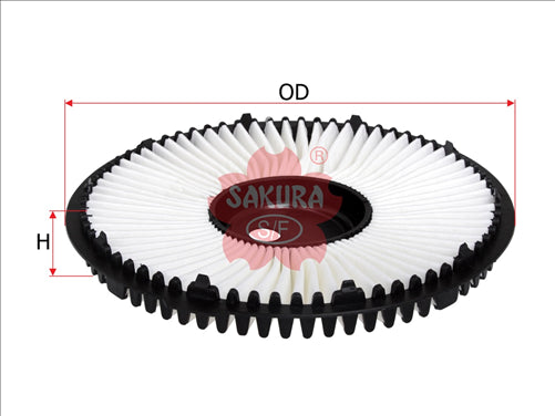Sakura AIR FILTER FITS A1211 WA874 FA3237 A-1043 FA-1043