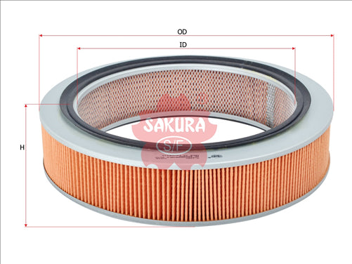 Sakura AIR FILTER FITS A1208 WA330 FA3613 A-1052 FA-1052