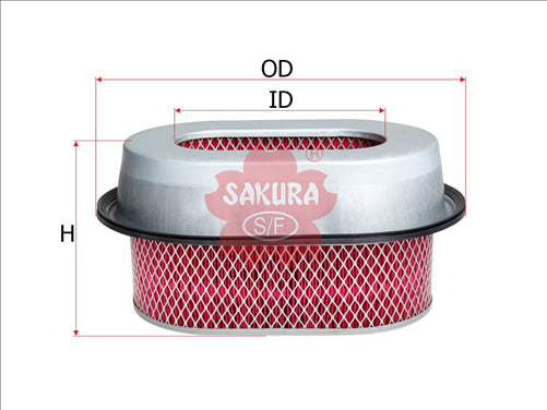Sakura AIR FILTER FITS A1312 WA1140 FA3488 A-1070 FA-1070