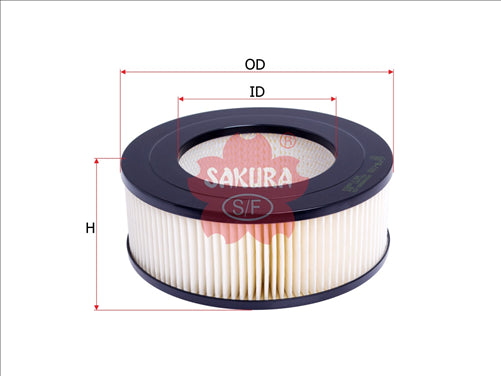 Sakura AIR FILTER FITS A114 WA114 FA3672 A-1101 FA-1101