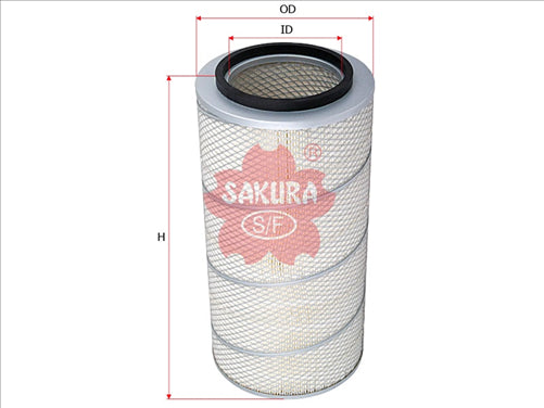 Sakura AIR FILTER FITS HDA5455 FA3144 A-1313 FA-1313