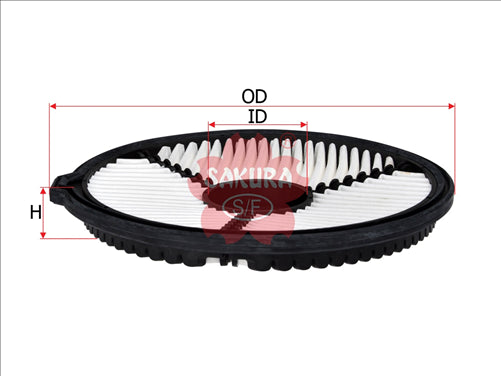 Sakura AIR FILTER FITS A1240 A861 WA861 FA3165 A-1409 FA-1409