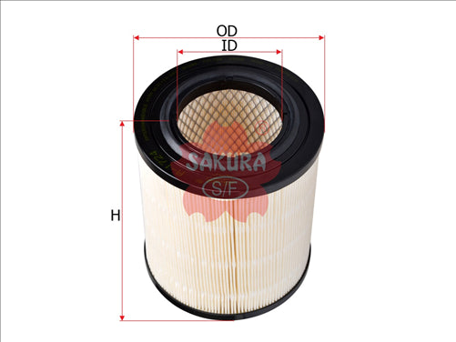 Sakura AIR FILTER FITS A1294 WA985 FA3495 A-1724 FA-1724
