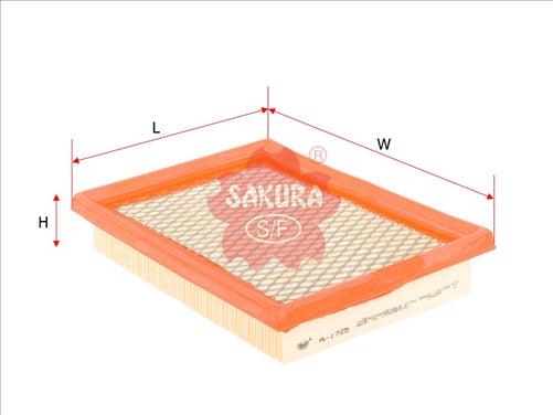 Sakura AIR FILTER FITS A1272 WA934 FA3218 A-1725 FA-1725
