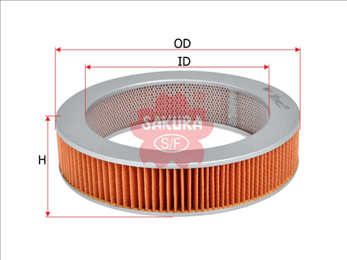 Sakura AIR FILTER FITS A105 A302 WA105 FA3709 A-1881 FA-1801