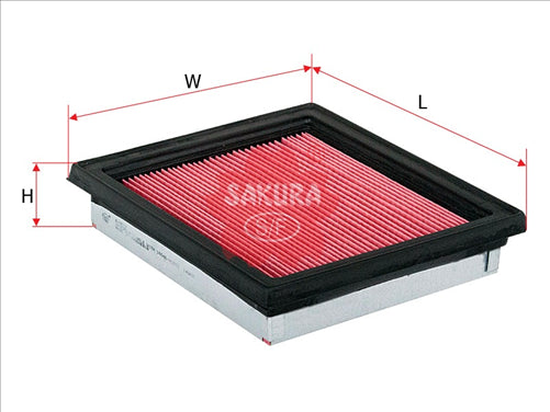 Sakura AIR FILTER FITS A1348 WA944 FA3601 A-1832 FA-1832