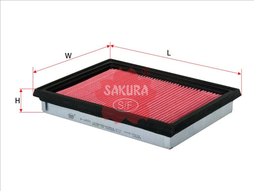 Sakura AIR FILTER FITS A1266 WA886 FA3615 A-1833 FA-1833