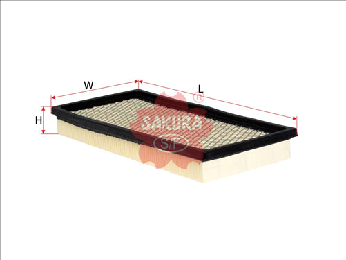 Sakura AIR FILTER FITS A1331 WA46077 FA3708 A-2002 FA-2002