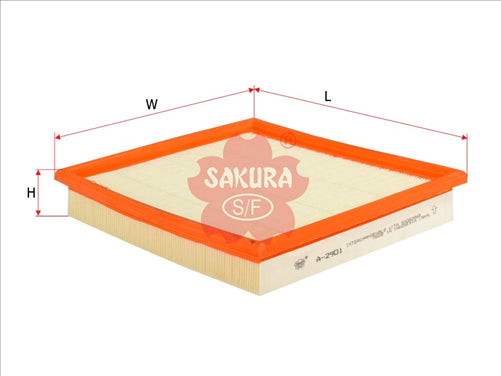 Sakura AIR FILTER FITS A1300 WA918 FA3220 A-2901 FA-2901