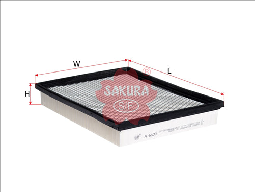 Sakura AIR FILTER FITS A1545 WA1099 A-6609 FA-6609