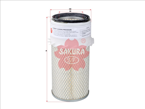 Sakura AIR FILTER FITS P77615 FA3512 AS-1168 FAS-1168