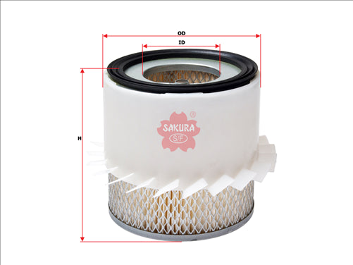 Sakura AIR FILTER FITS HDA5517 WA803 FA3076 AS-1708 FAS-1708
