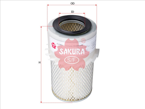 Sakura AIR FILTER FITS A1095 WA1095 FA3459 AS-1837 FAS-1837