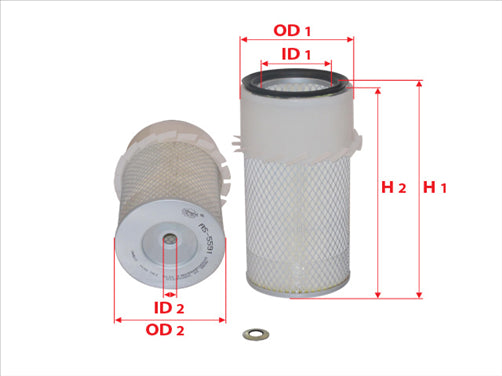 Sakura AIR FILTER FITS P900247 AS-5591 FAS-5591
