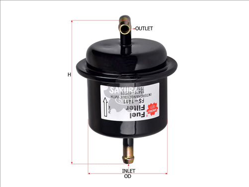 Sakura FUEL FILTER FITS Z518 Z594 WZ518 FF2201 0450905920 FS-1411