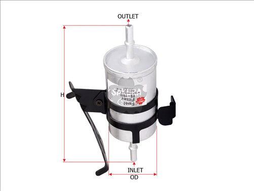 Sakura FUEL FILTER FITS Z627 WCF63 FF2254 0450905939 FS-1910