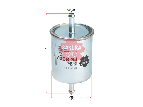 Sakura FUEL FILTER FITS Z201 WZ201 FF2036 450905326 FS-8007