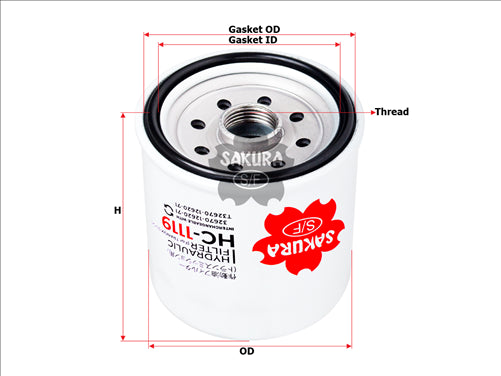 Sakura HYDRAULICS OIL FILTER PM50V00012F1 HC-1119