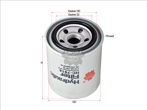 Sakura HYDRAULIC OIL FILTER HC-7914