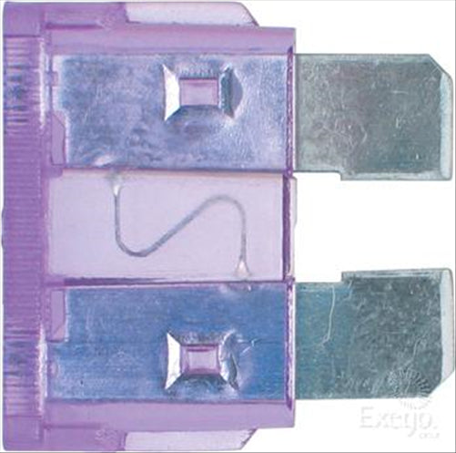 Standard Blade Fuse 3A Violet 100 Pce ACX1600