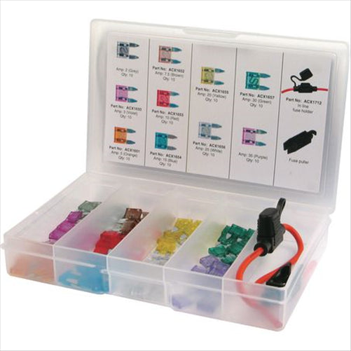OEX Mini Blade Fuse Assortment 82 Pce