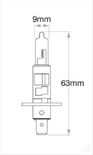 OEX H1 Globe 12V 55W Standard - 1 Pce