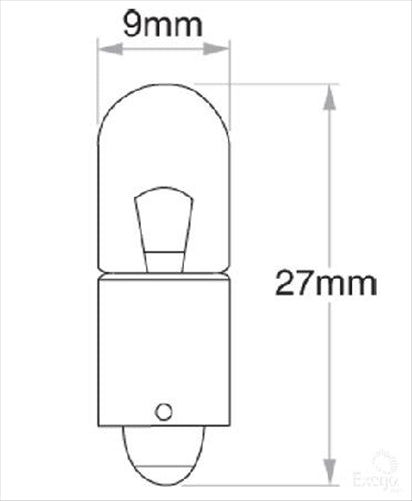 Bayonet Globe 12V 4W Standard - 10 Pce GLX21210