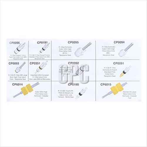 OEX Universal Valve Core & Tool Kit 46 Pieces