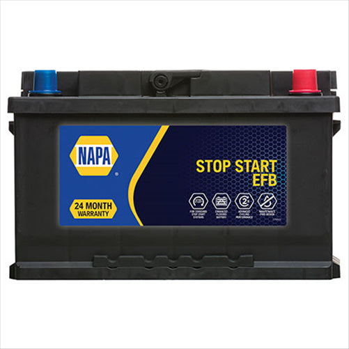 NAPA Idle Stop Start System Battery 275L x 175W x 175Hmm 650CCA 12V