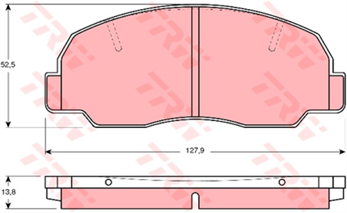 TRW Brake Pad Set (DB292)
