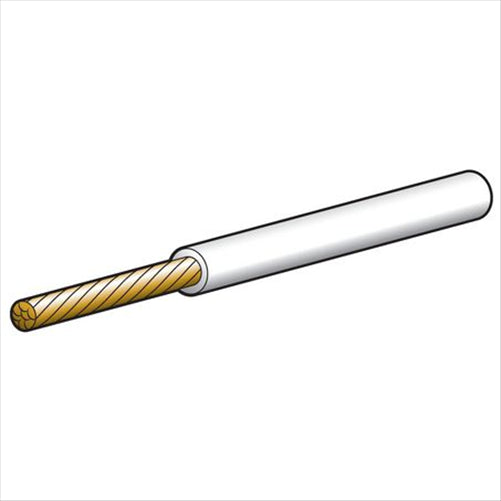 Narva 3mm Single Core Automotive Cable White 100m (NZ Ref.150)