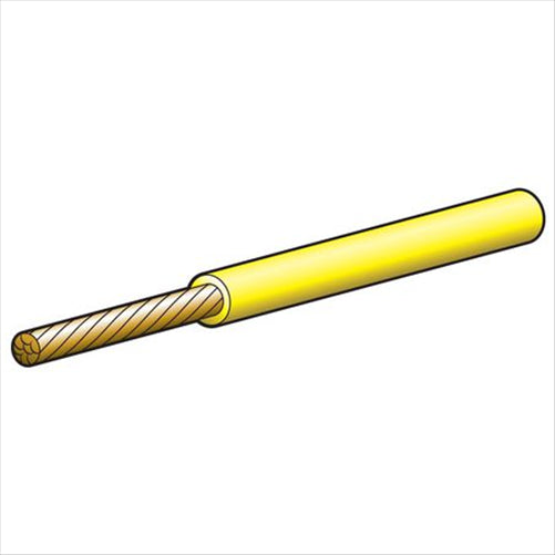 Narva 3mm Single Core Automotive Cable Yellow 100m (NZ Ref.150)
