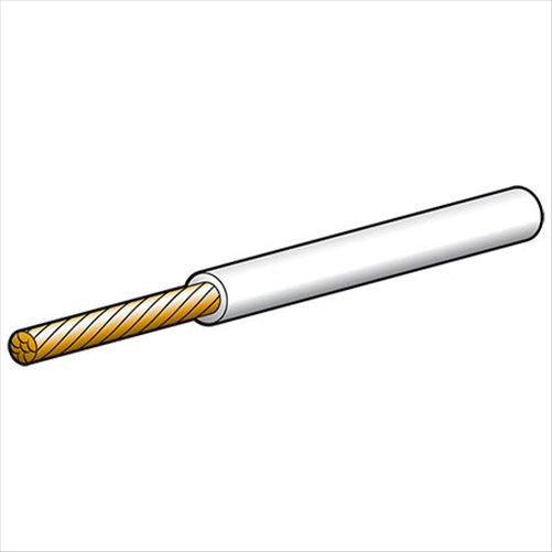 Narva 3mm Single Core Auto Cable White (per meter)