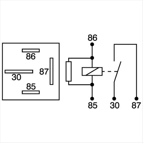 24V RELAY 4 PIN 50A 68020