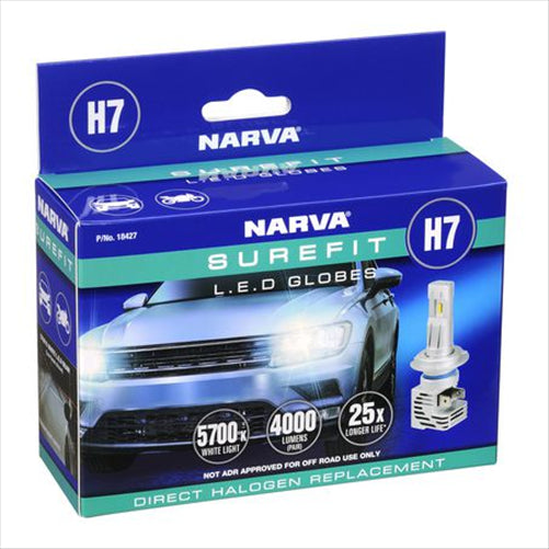 Narva H7 SUREFIT LED GLOBES (2)