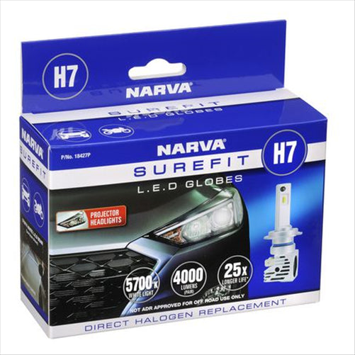 Narva H7 SUREFIT PROJECTOR GLOBES (2)