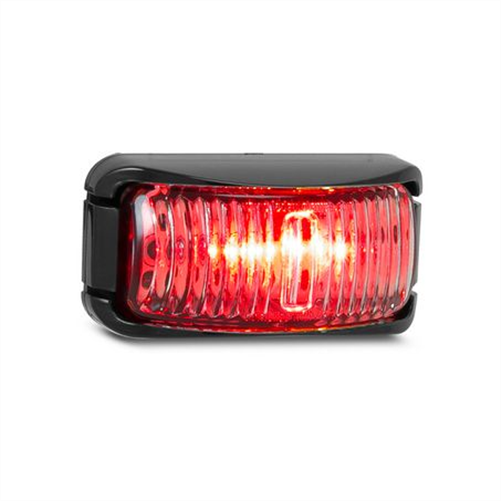 LED AUTO LAMPS Rear End Outline LED Marker Red 12/24v Red Lens 16cm Cable Blister Pac