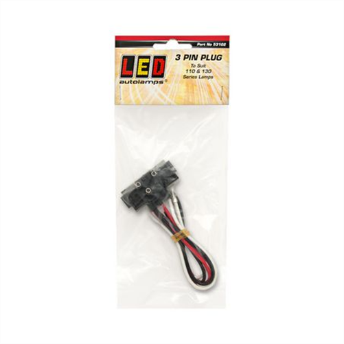 3 Pin Plug To Suit LED Lamps Single Pack 53102H