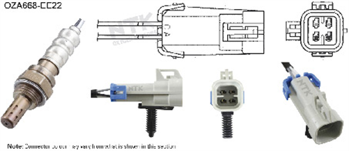 Oxygen Sensor OZA668-EE22