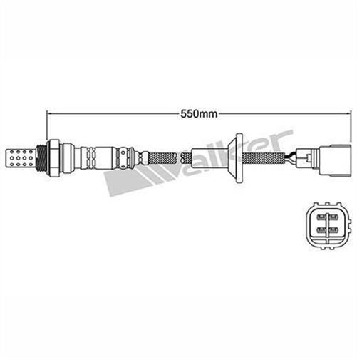 FUELMISER OXYGEN SENSOR DIRECT FIT 4 WIRE 550MM CABLE