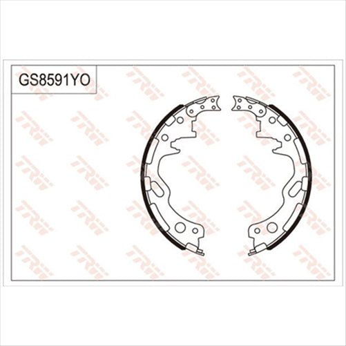 Brake Shoe 220mm x 61.4mm GS8591