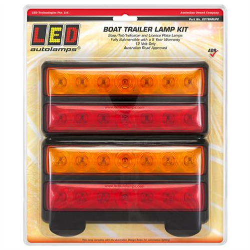 LED AUTO LAMPS LED 207 SER COMBO LAMP 12 V 2 PKT