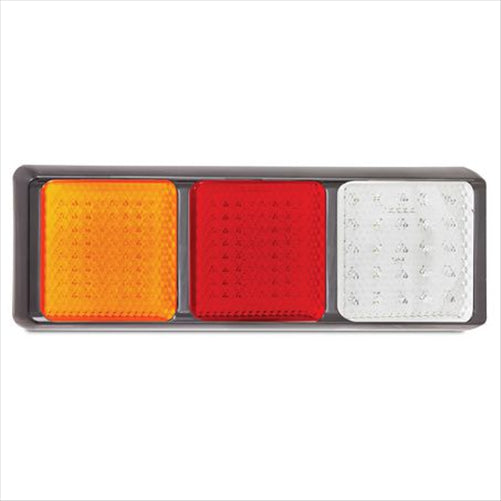 LEDAUT 12/24V Stop/Tail/Indicator/Reverse Assembly 3 Lamps With 153 LE 125BARWM