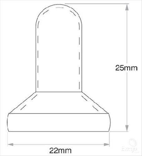 Toggle Switch Rubber Boot ACX3949BL