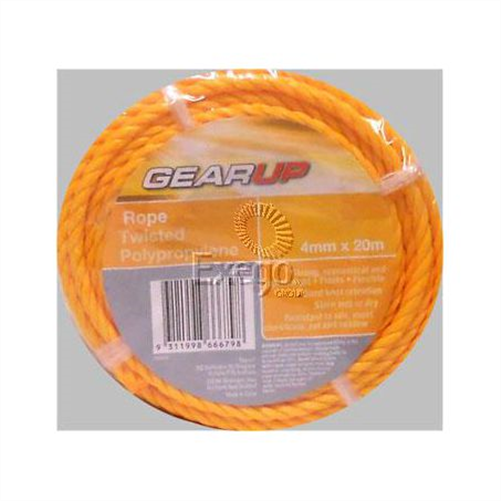 ARK DYNEEMA ROPE B/STRAIN 1300KG 4MM