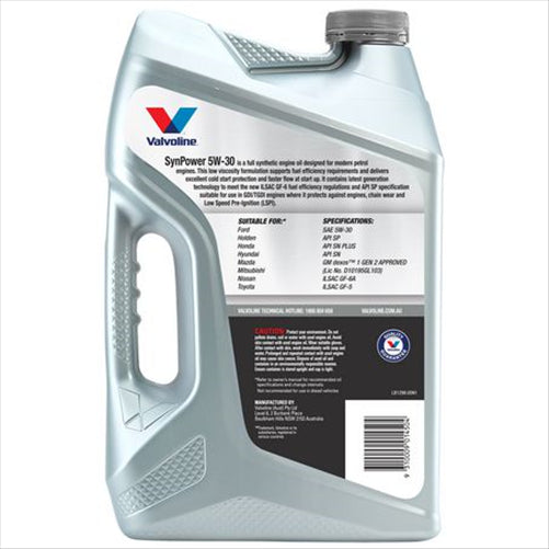 VALVOLINE SynPower 5W-30 Engine Oil 5L