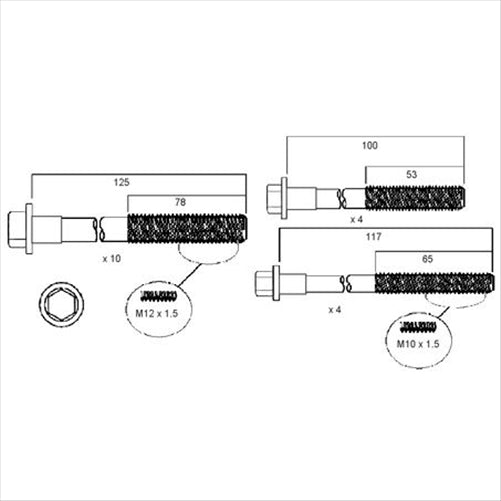 PERMASEAL Head Bolt Set